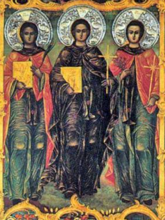 Sf. Cuv. Mc. Eftimie, Ignatie și Acachie