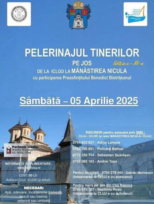 Pelerinajul tinerilor pe jos