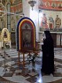 Icoana făcătoare de minuni după procesiune (24 apr. 2020)