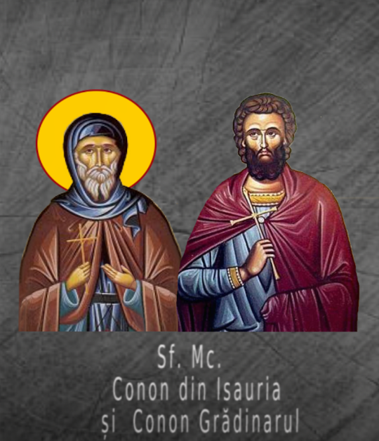 Sf. Mc. Conon din Isauria și Conon Grădinarul