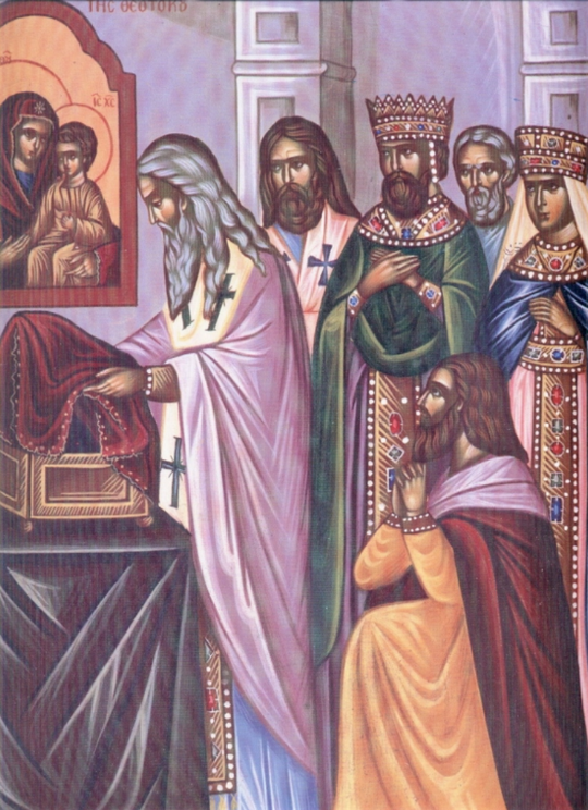 Așezarea veșmântului Născătoarei de Dumnezeu în biserica Vlaherne