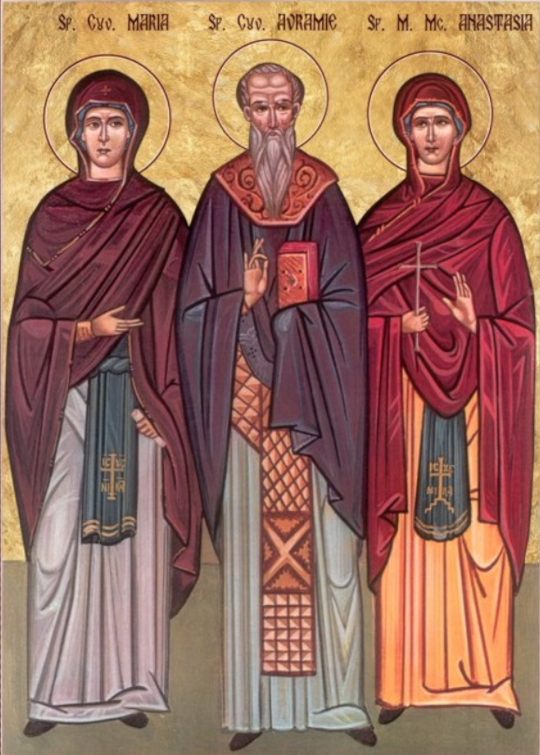 Sf. Cuv. Avramie și Maria, nepoata sa
